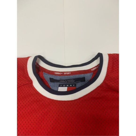 Vintage Tommy Jeans Mesh Jersey Style T-shirt - Picture 4 of 7